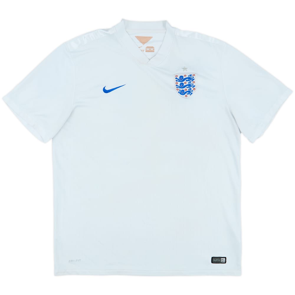 2014-15 England Home Shirt - 4/10 - (XL)