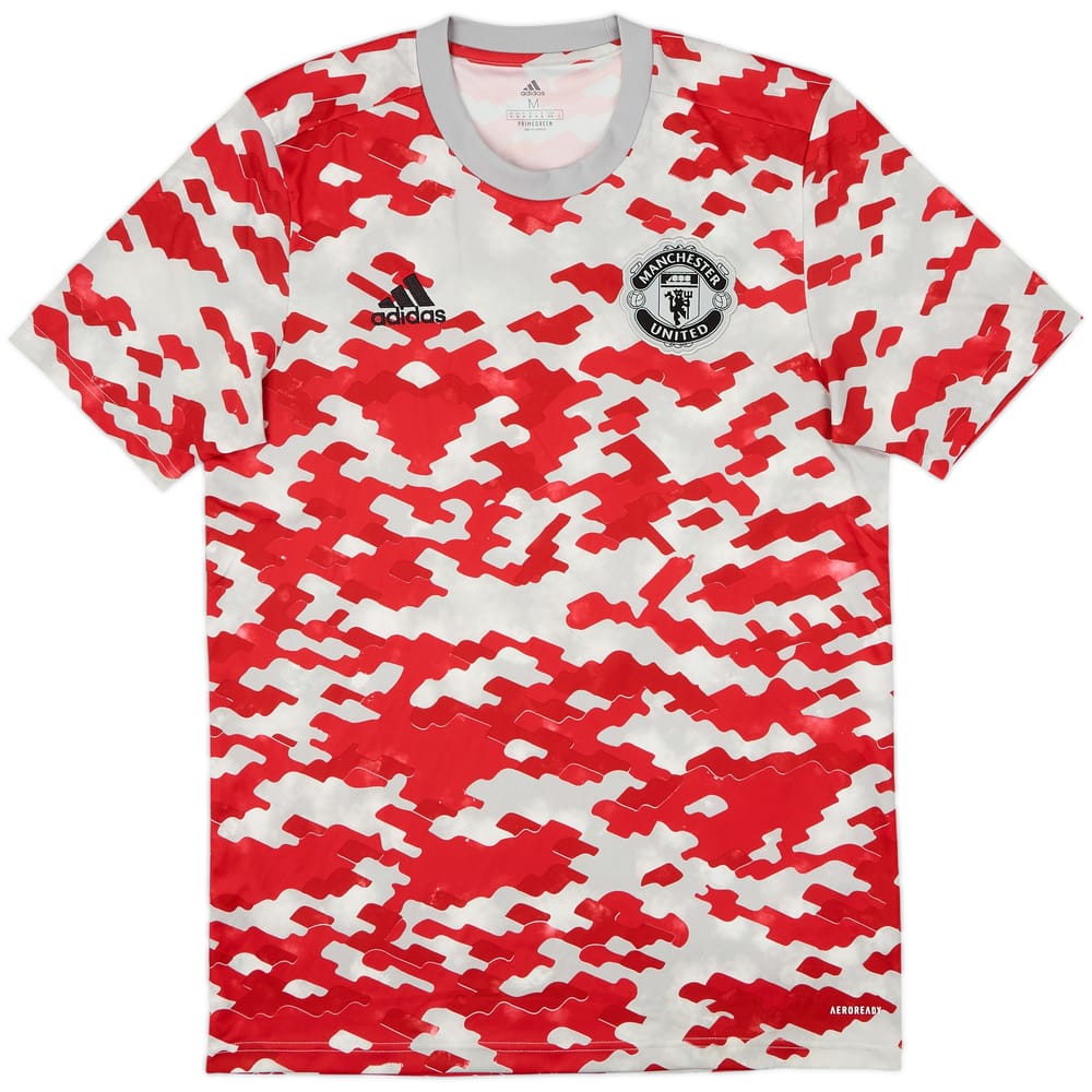 2021-22 Manchester United adidas Training Shirt - 10/10 - (M)