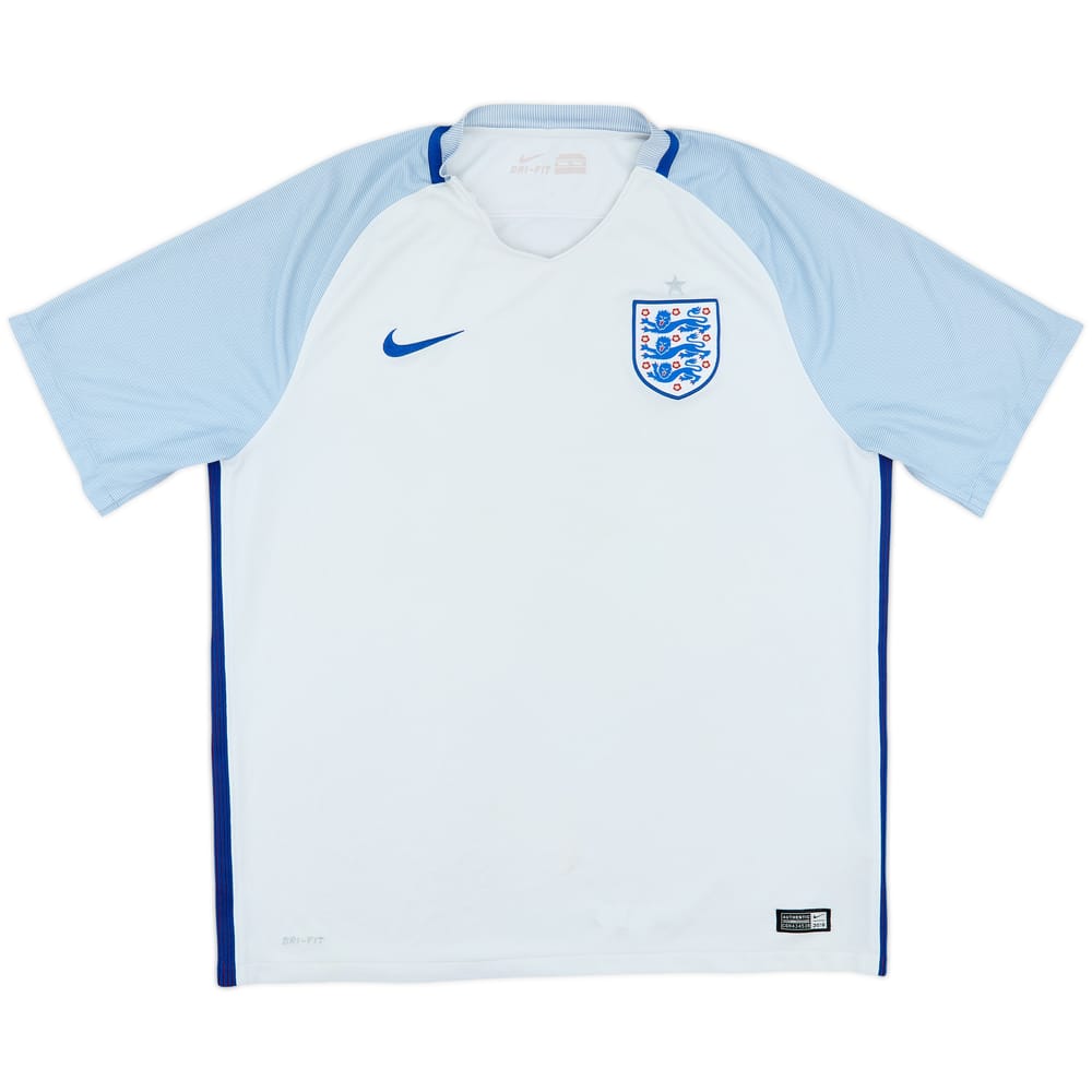2016-17 England Home Shirt - 5/10 - (XL)
