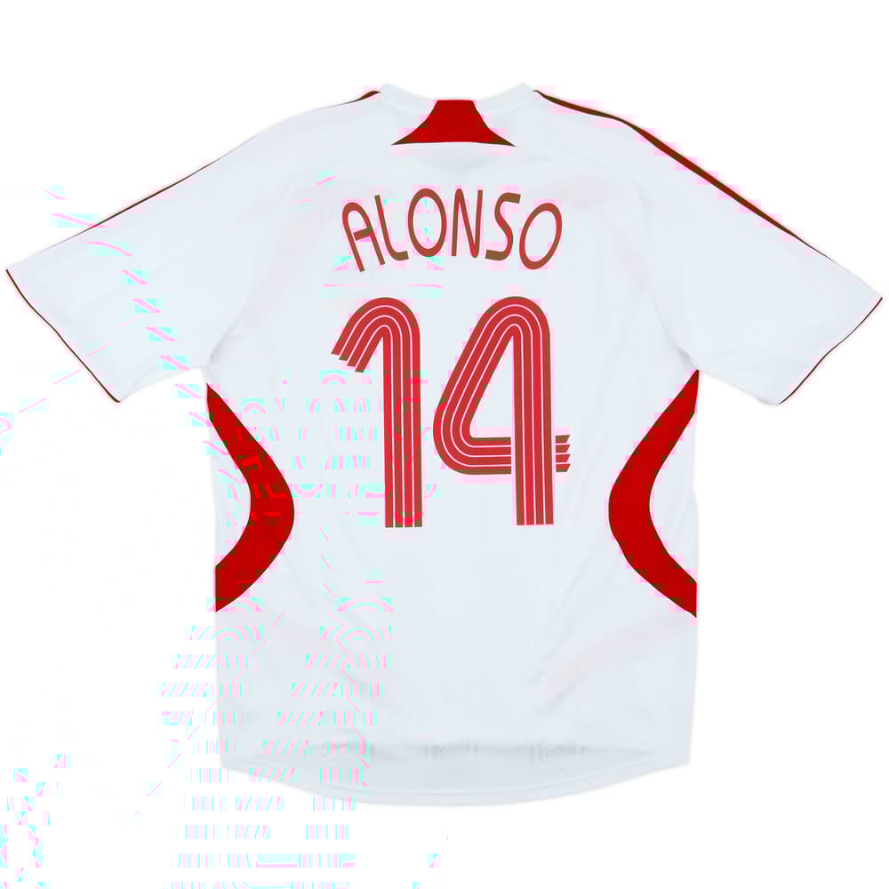 2007-08 Liverpool Away Shirt Alonso #14 - 5/10 - (M)