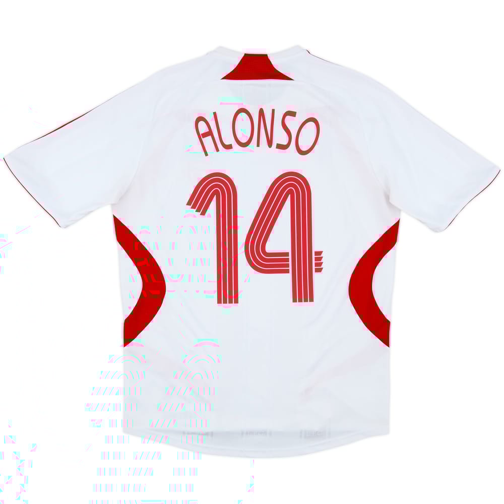 2007-08 Liverpool Away Shirt Alonso #14 - 5/10 - (M)