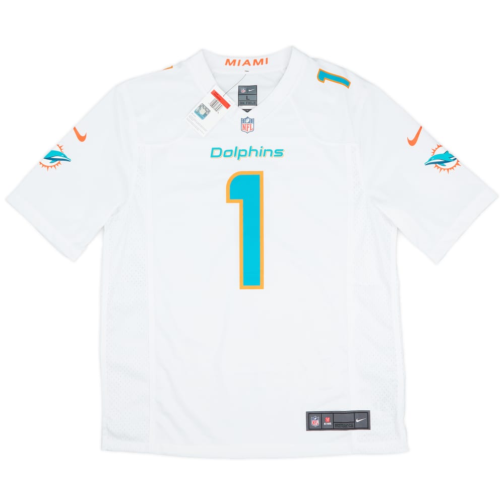 2020-23 Miami Dolphins Tagovailoa #1 Nike Game Away Jersey (L)