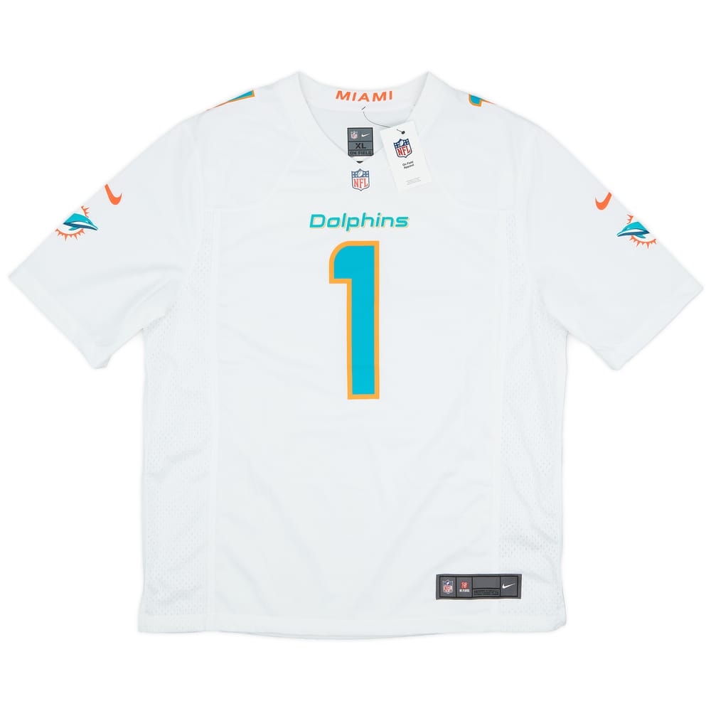 2020-23 Miami Dolphins Tagovailoa #1 Nike Game Away Jersey (XL)