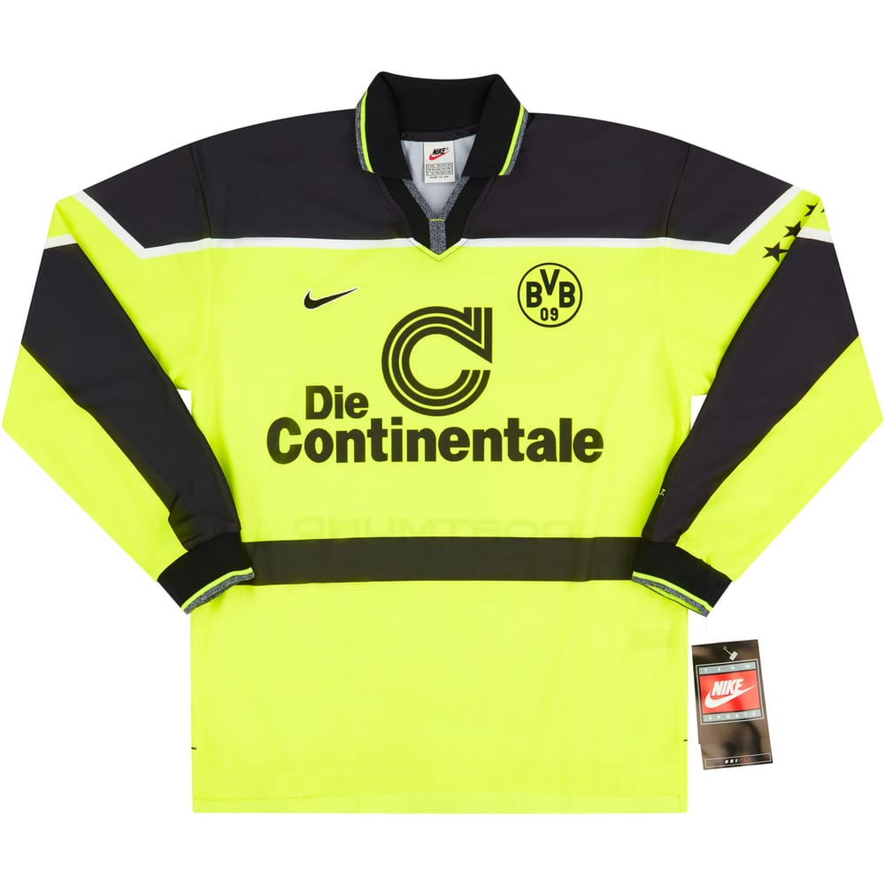 1997-98 Borussia Dortmund Player Issue Home L/S Shirt (L)