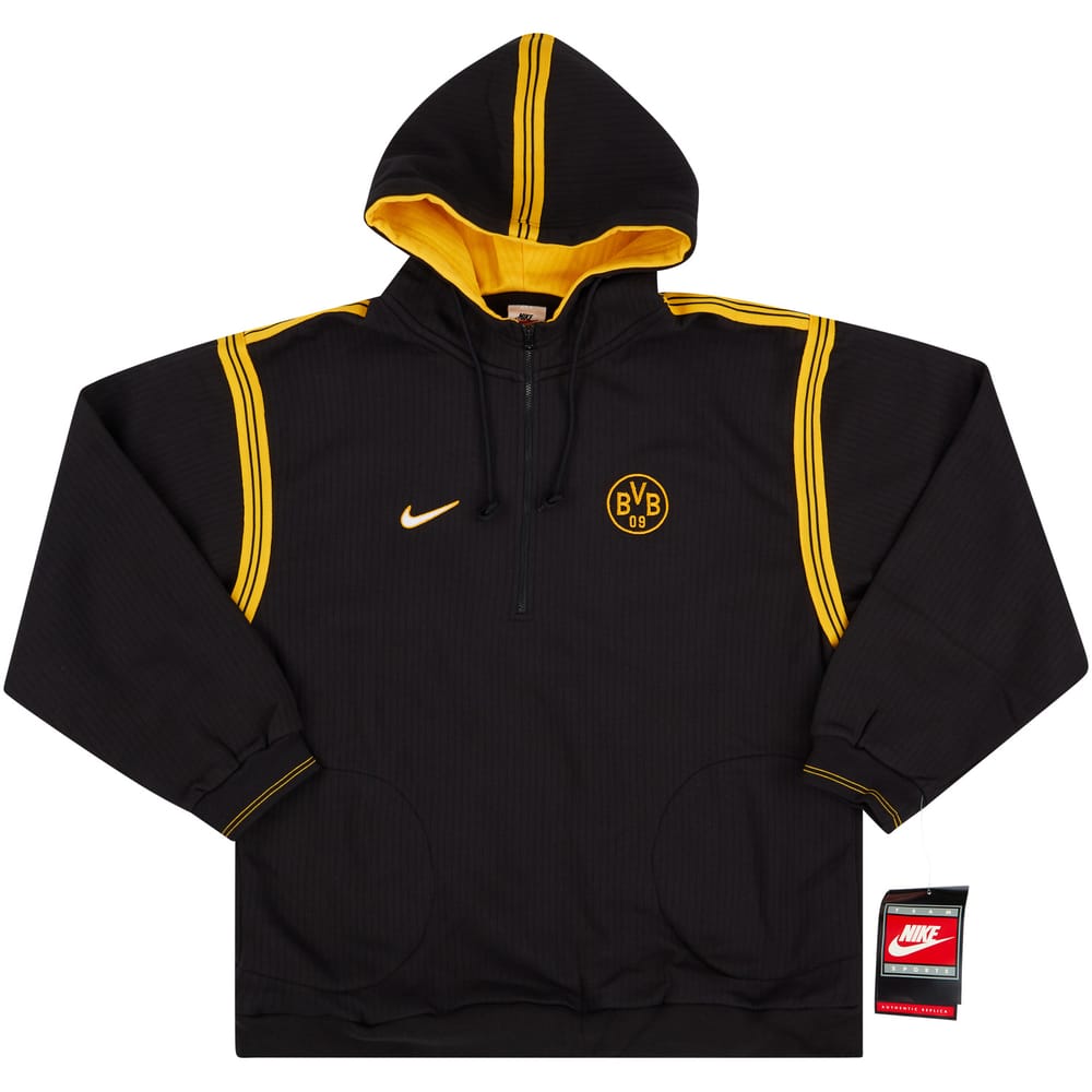 1998-00 Borussia Dortmund Nike 1/2 Zip Hooded Top