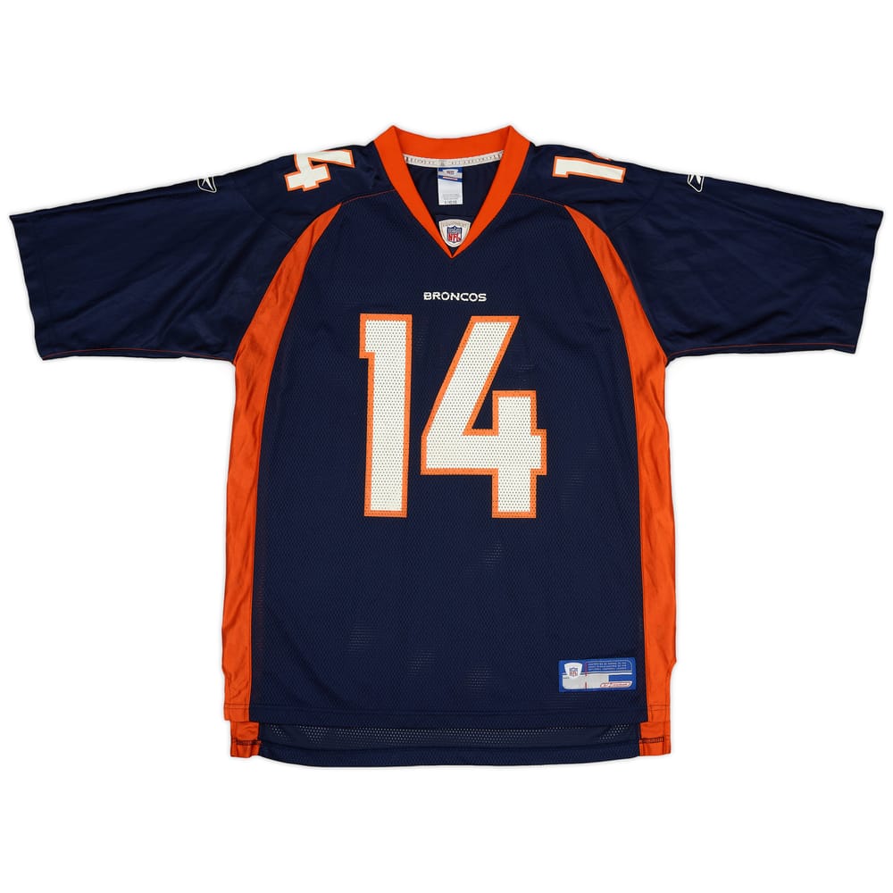 2002 Denver Broncos Griese #14 Reebok On Field Home Jersey (Very Good) L