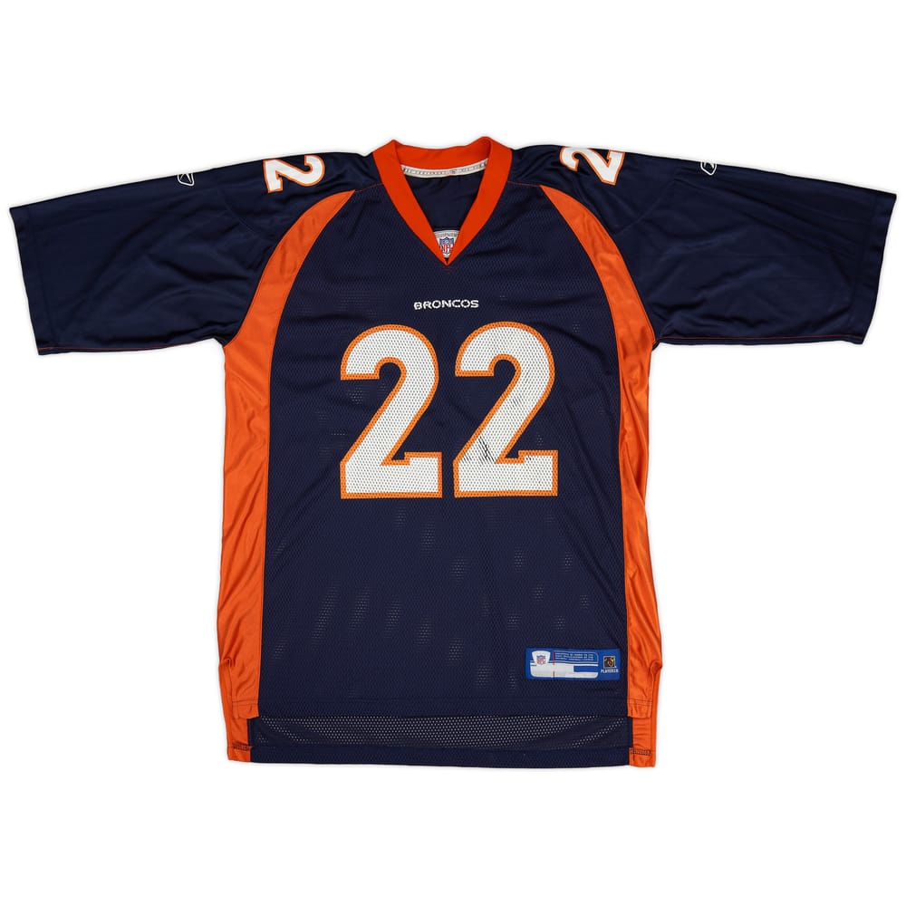 2005-06 Denver Broncos Foxworth #22 Reebok On Field Home Jersey (Very Good) XL