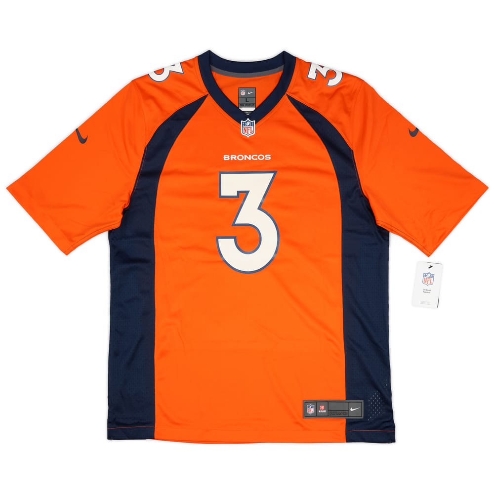 2022-23 Denver Broncos Wilson #3 Nike Game Home Jersey (L)
