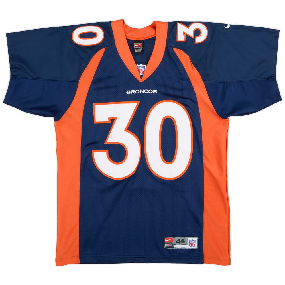 1997-00 Denver Broncos Davis #30 Nike Authentic Home Jersey (Excellent) L