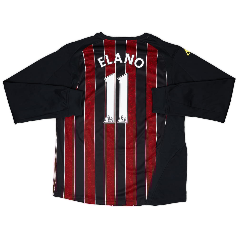 2008-09 Manchester City Away L/S Shirt Elano #11 - 8/10 - (XL)