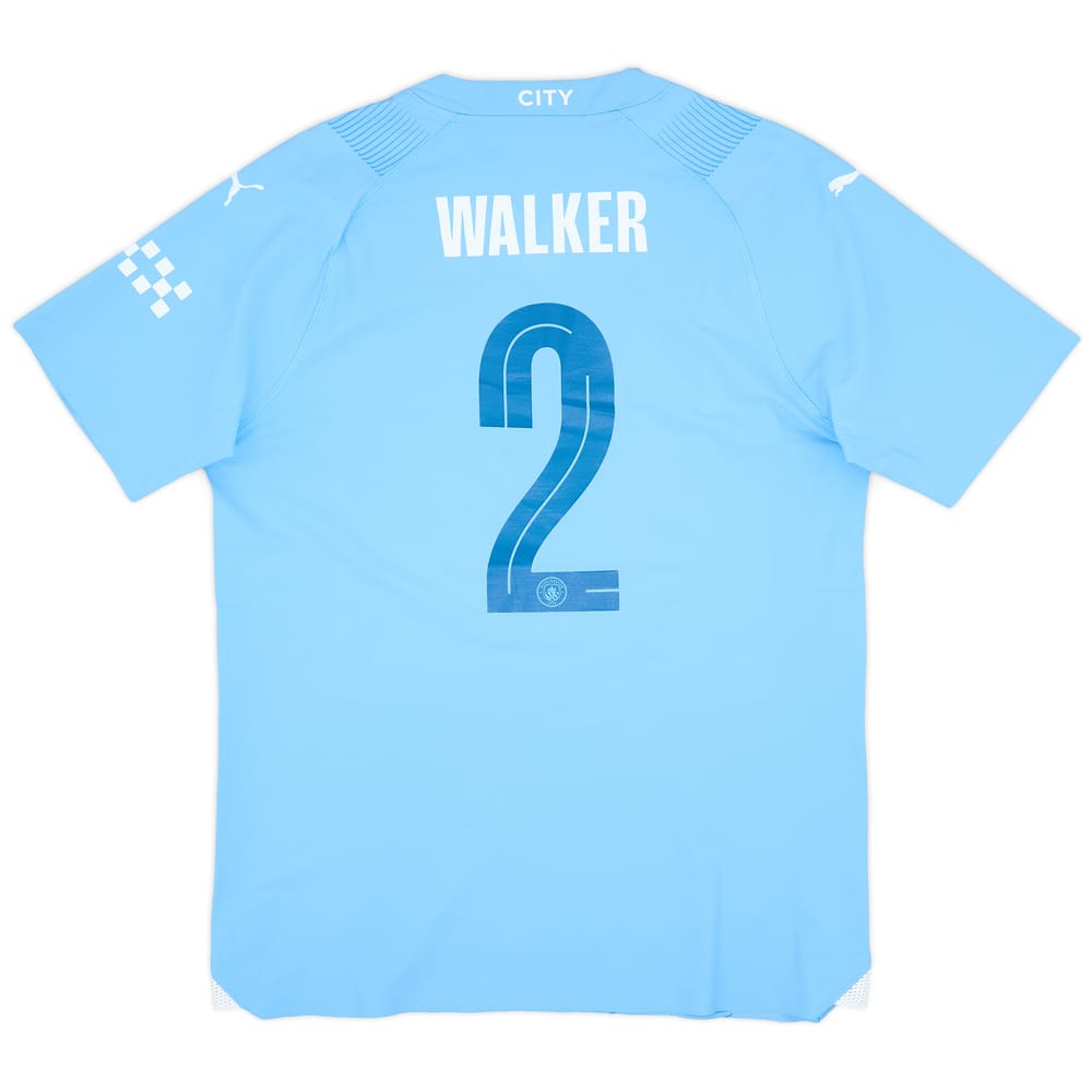 2023-24 Manchester City Match Issue FA Cup Home Shirt Walker #2