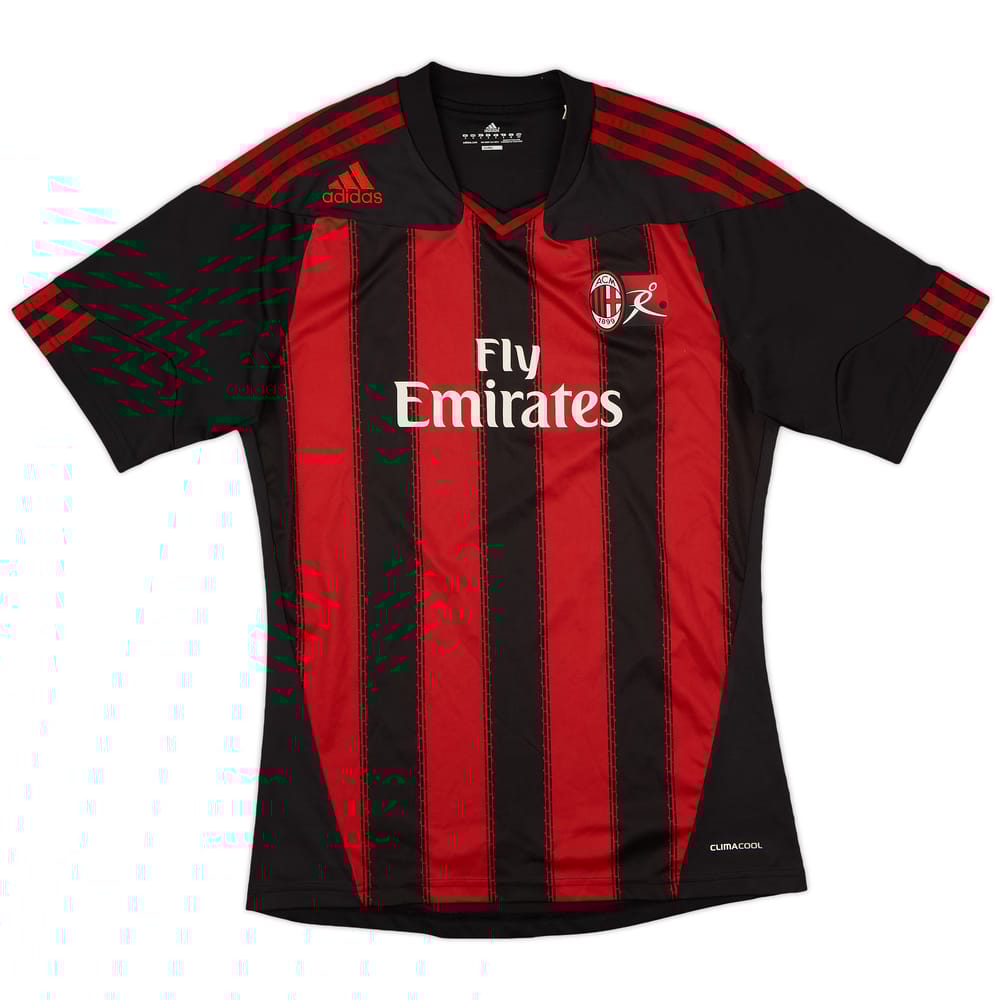 2011-12 AC Milan adidas Academy Home/Training Shirt - 7/10 - (S)