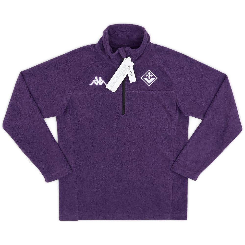 2023-24 Fiorentina Kappa 1/4 Zip Fleece Top (14 Years)