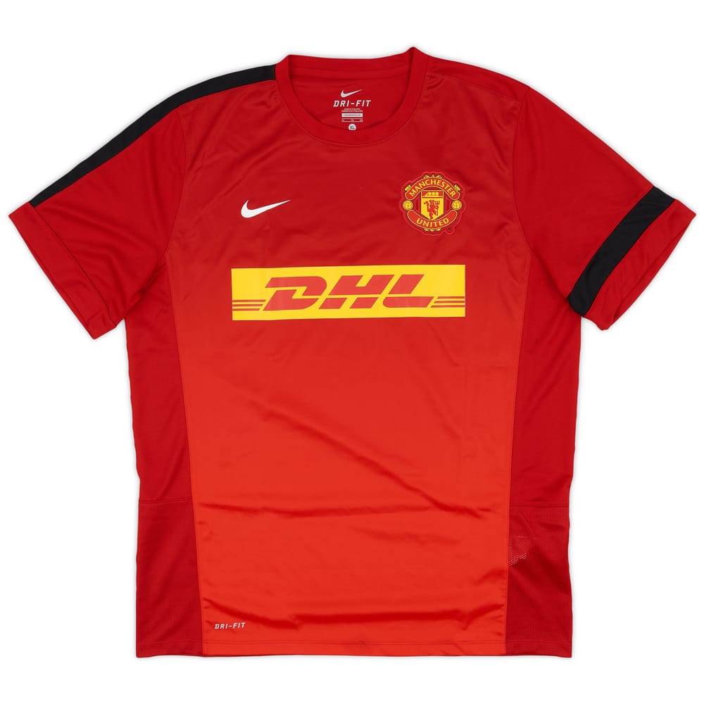 2013-14 Manchester United Nike Training Shirt - 9/10 - (XL)