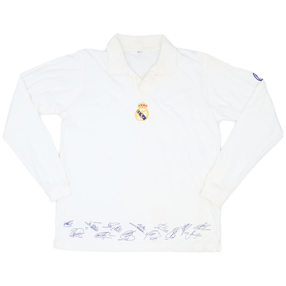 2002-03 Real Madrid 'Signed' Heritage L/S Shirt - 8/10 - (L)