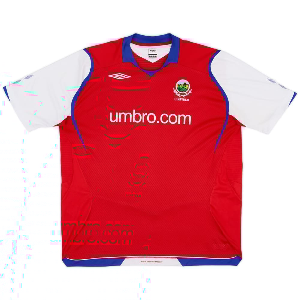 2008-09 Linfield Away Shirt - 7/10 - (XXL)