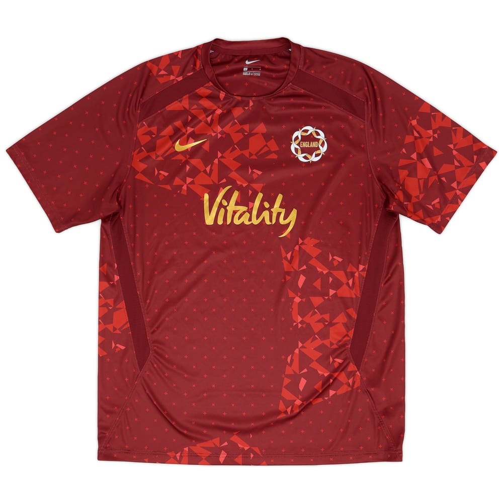 2020-21 England Netball Nike Training Shirt - 10/10 - (L)