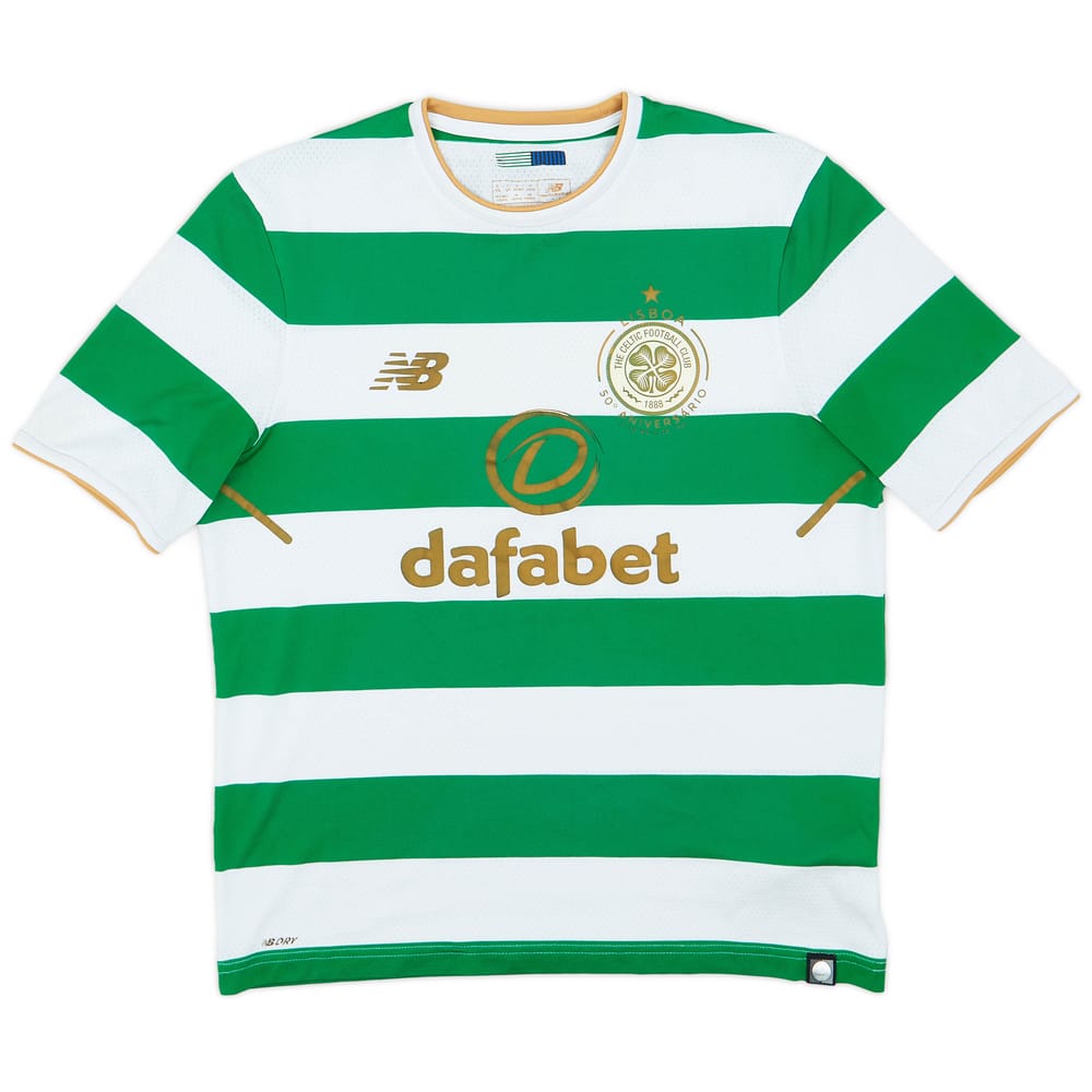 2017-18 Celtic 'Lisbon Lions 50th Anniversary' Home Shirt - 5/10 - (S)