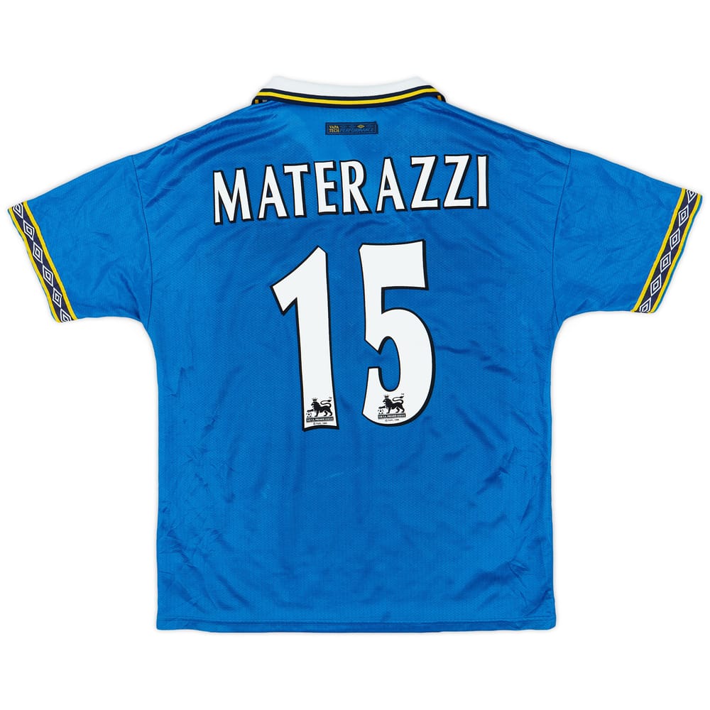 1997-99 Everton Home Shirt Materazzi #15 - 6/10 - (L)