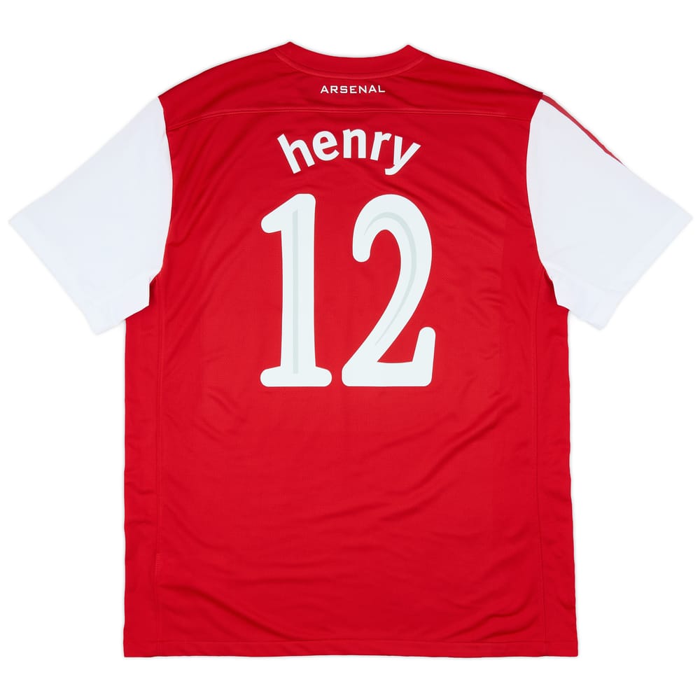 2011-12 Arsenal Home Shirt Henry #12 - 8/10 - (XL)
