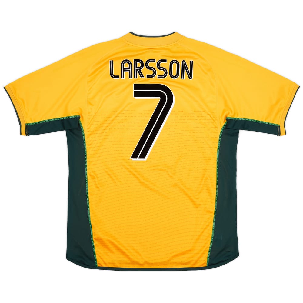 2002-03 Celtic Away Shirt Larsson #7 - 7/10 - (L)