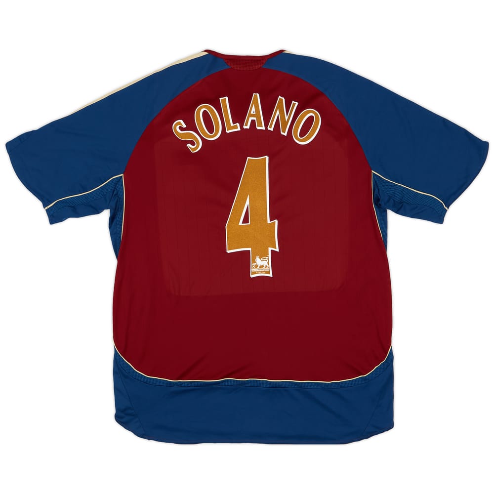 2006-07 Newcastle Away Shirt Solano #4 - 6/10 - (XL)