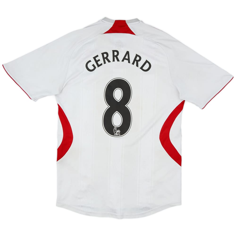 2007-08 Liverpool Away Shirt Gerrard #8 - 3/10 - (S)