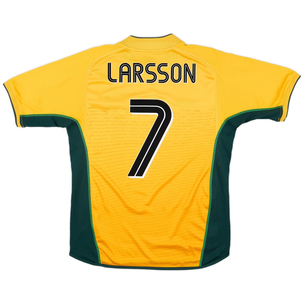 2002-03 Celtic Away Shirt Larsson #7 - 6/10 - (M)