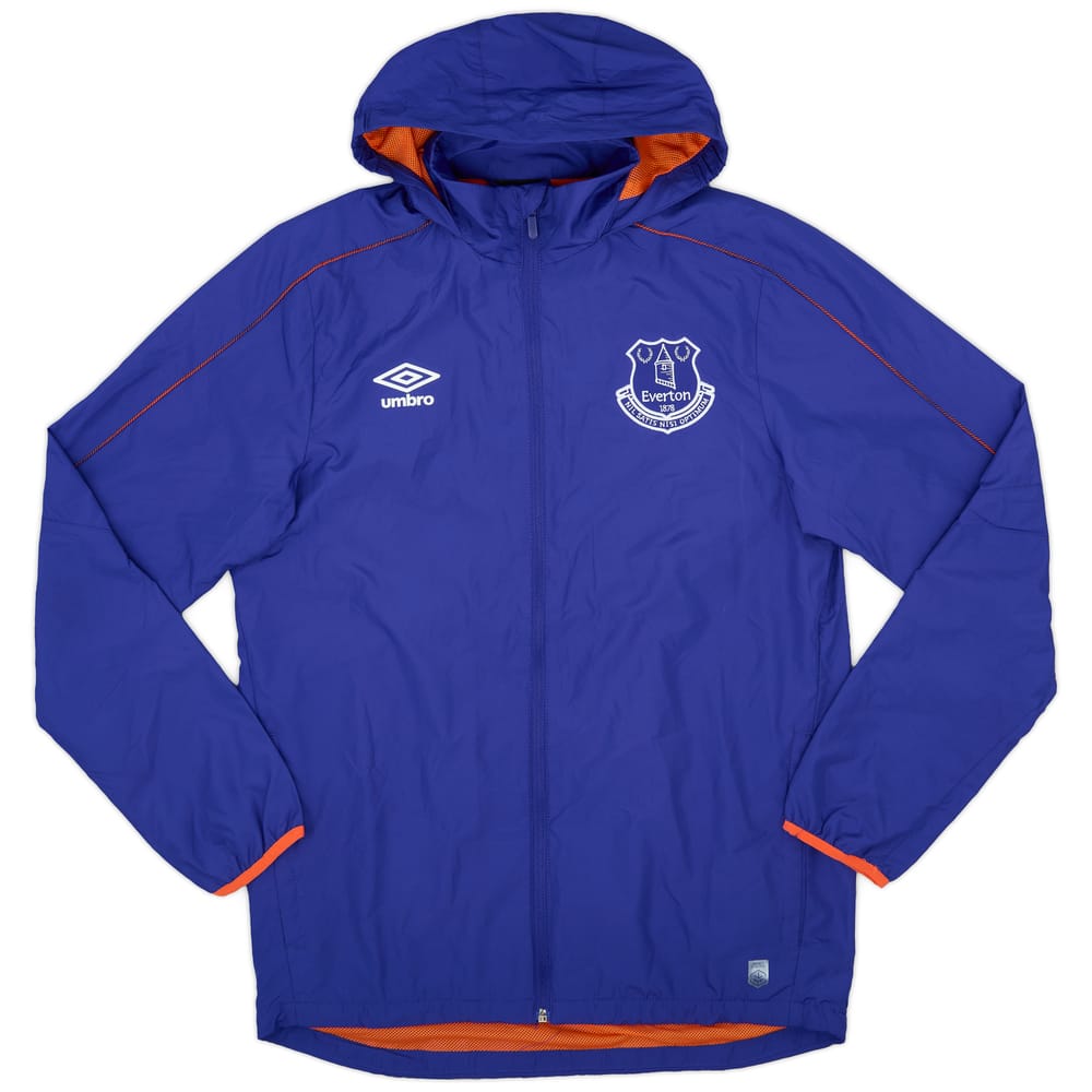 2016-17 Everton Umbro Hooded Rain Jacket - 9/10 - (S)