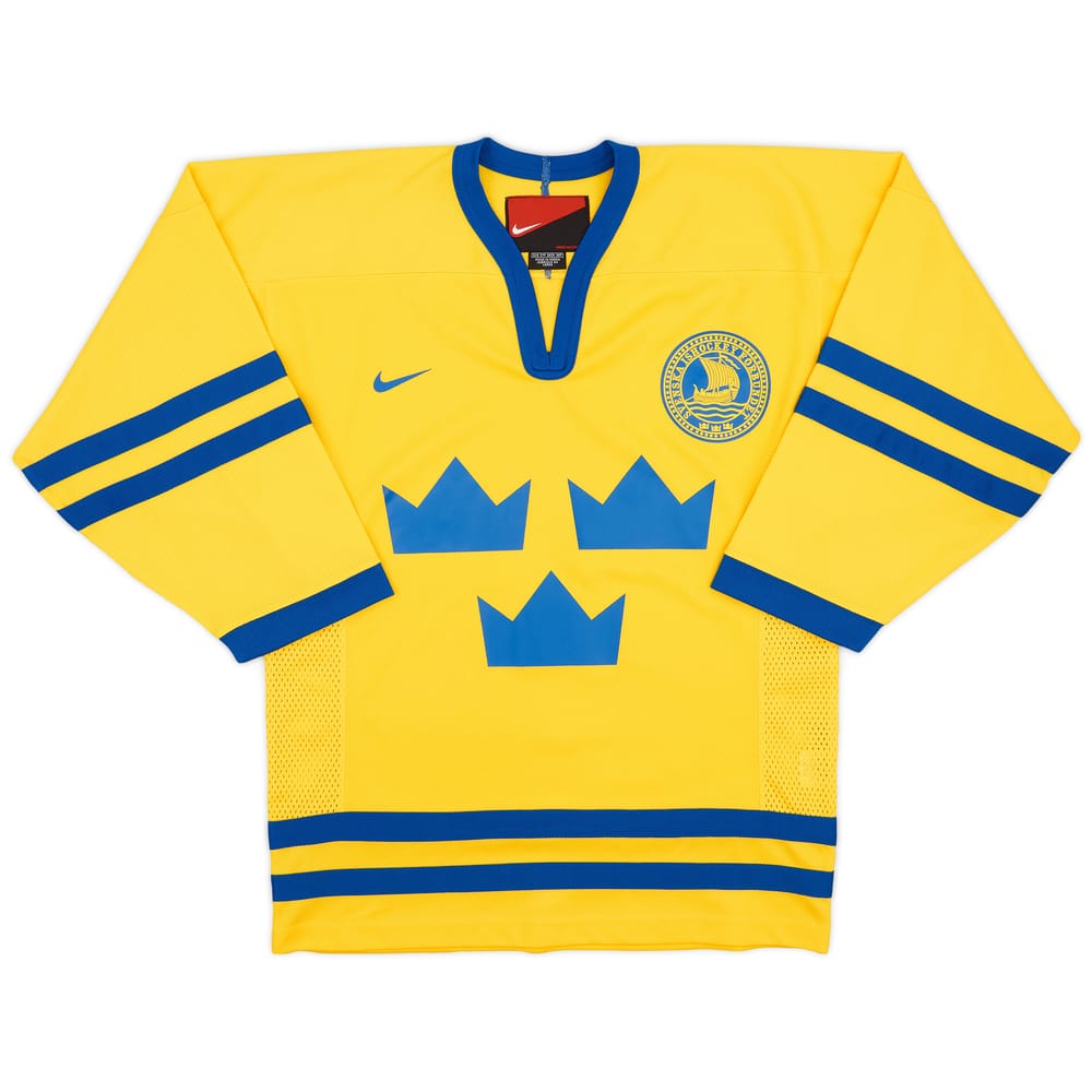 2000-04 Sweden National Hockey Team Nike Home Jersey - 10/10 - (XS)