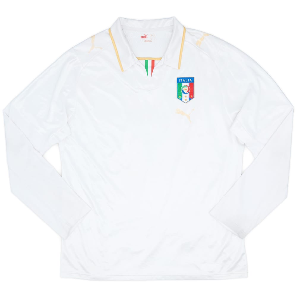 2007-08 Italy Away L/S Shirt - 5/10 - (L)