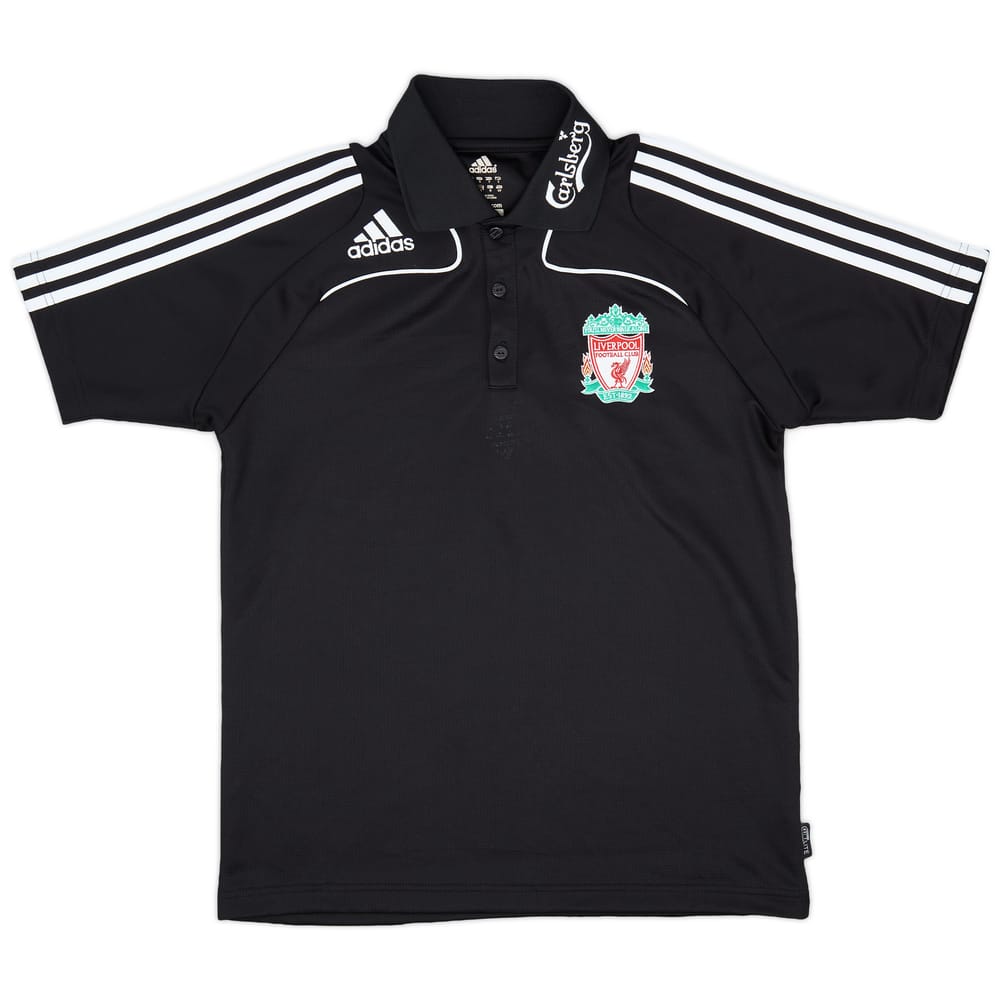2008-09 Liverpool adidas Polo Shirt - 8/10 - (S)