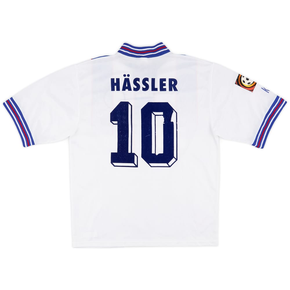 1996-98 Karlsruhe Home Shirt Hassler #10 - 5/10 - (L)