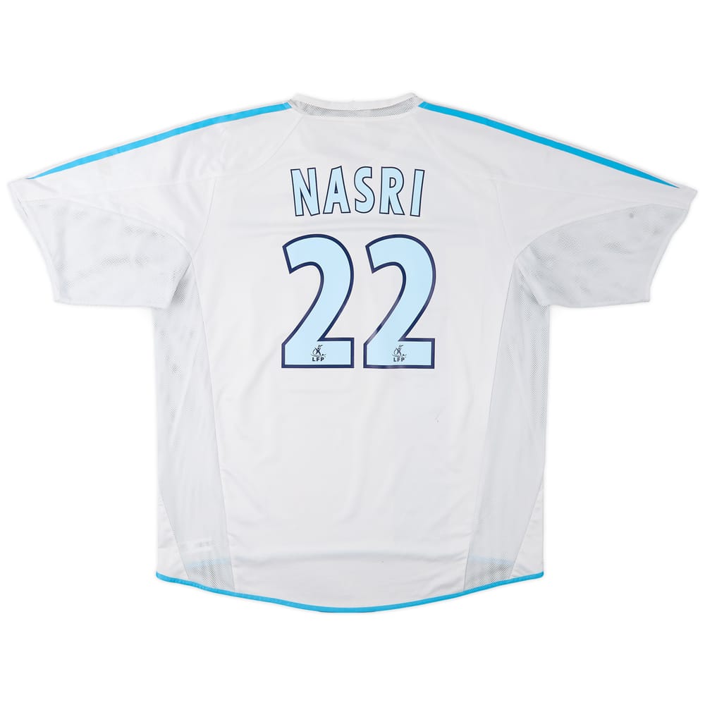 2004-05 Olympique Marseille Home Shirt Nasri #22 - 6/10 - (XL)