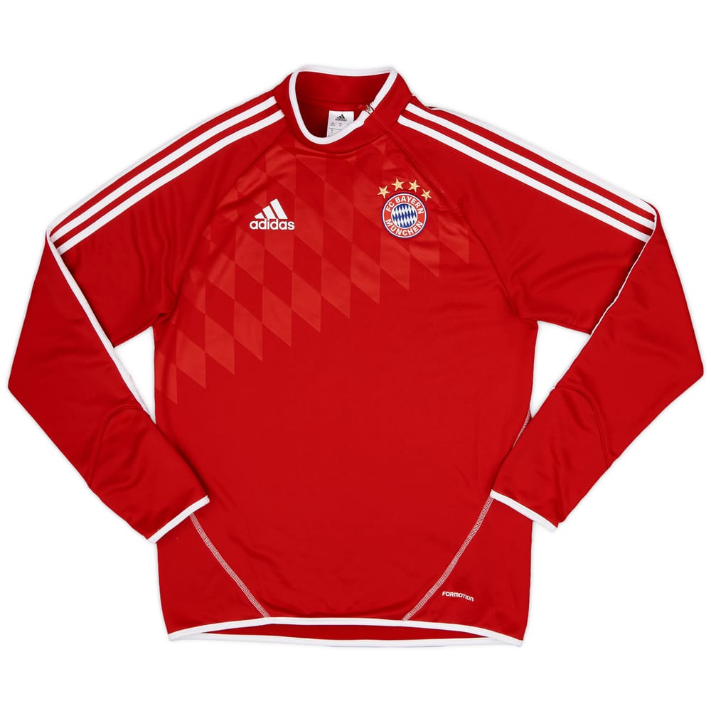 2013-14 Bayern Munich adidas 1/4 Zip Drill Top - 10/10 - (M/L)