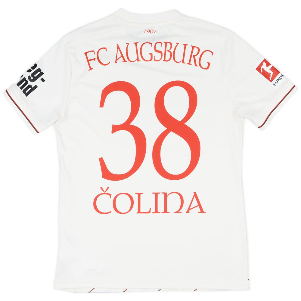 2024-25 Augsburg Match Issue Home Shirt Colina #38