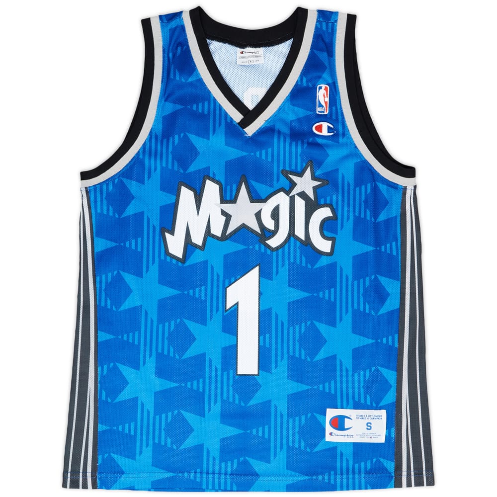 2000-03 Orlando Magic McGrady #1 Champion Away Jersey - 9/10 - (S)