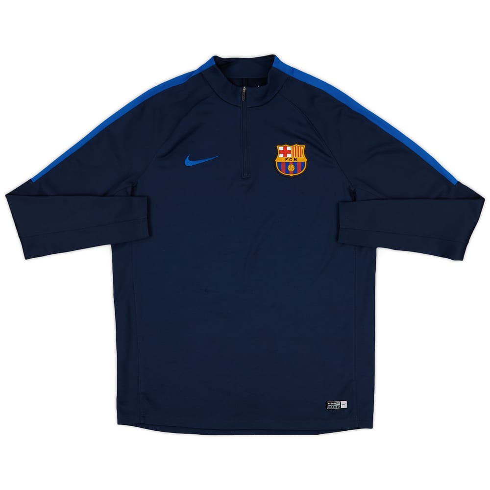 2016-17 Barcelona Nike 1/4 Zip Drill Top - 8/10 - (L)