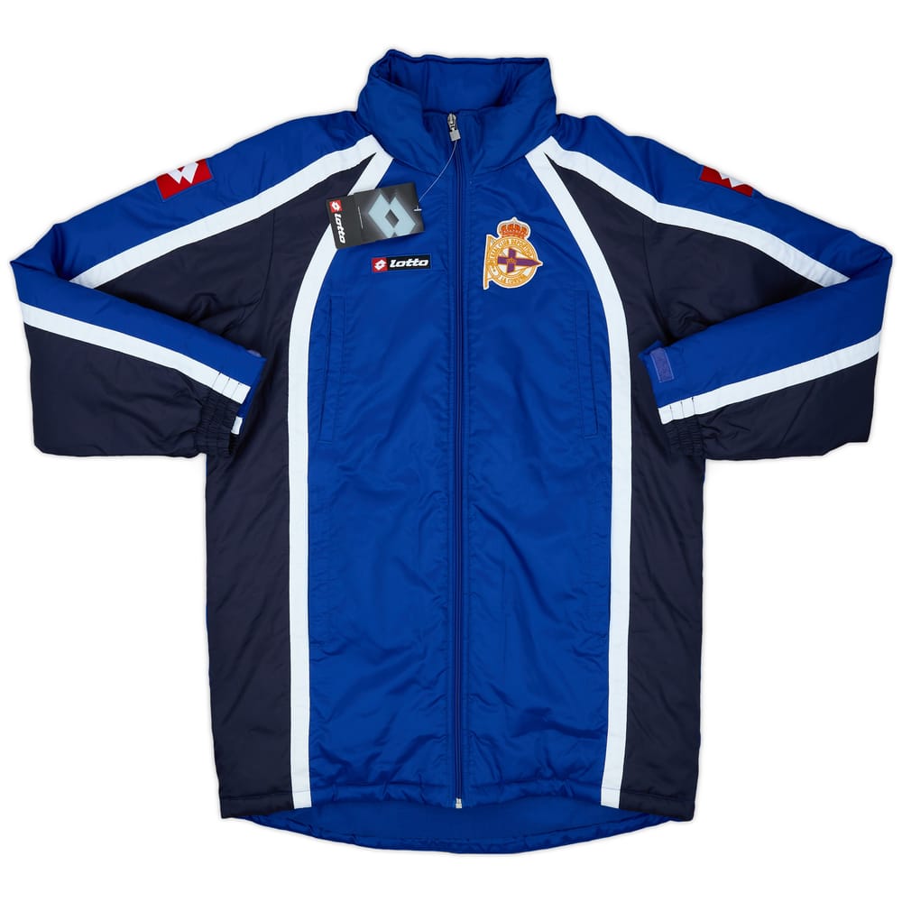 2009-10 Deportivo Lotto Padded Bench Coat (XL.Boys)