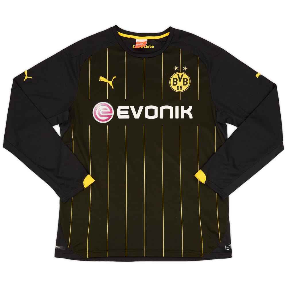 2014-16 Borussia Dortmund Away L/S Shirt #6 - 7/10 - (XL)