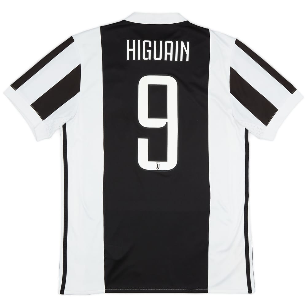2017-18 Juventus Home Shirt Higuain #9 - 7/10 - (XL.Boys)