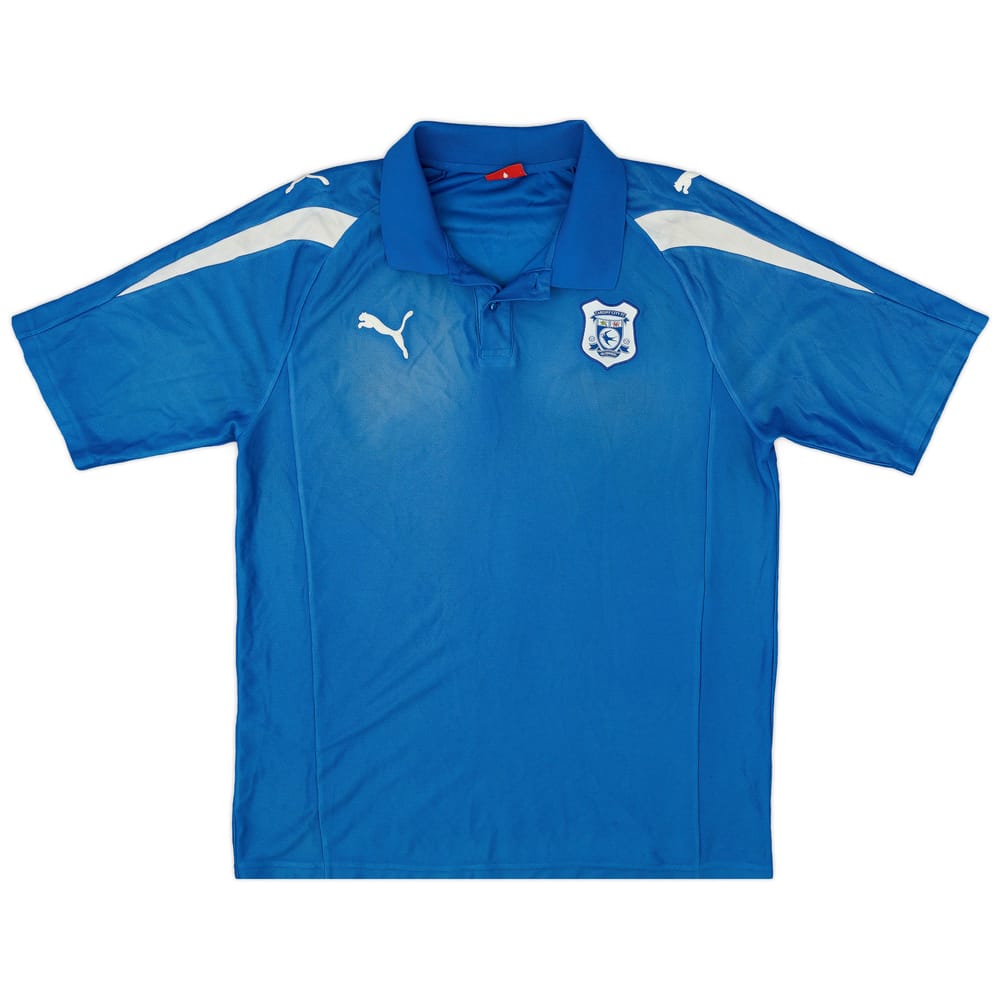2010-11 Cardiff City Puma Polo Shirt - 8/10 - (L)