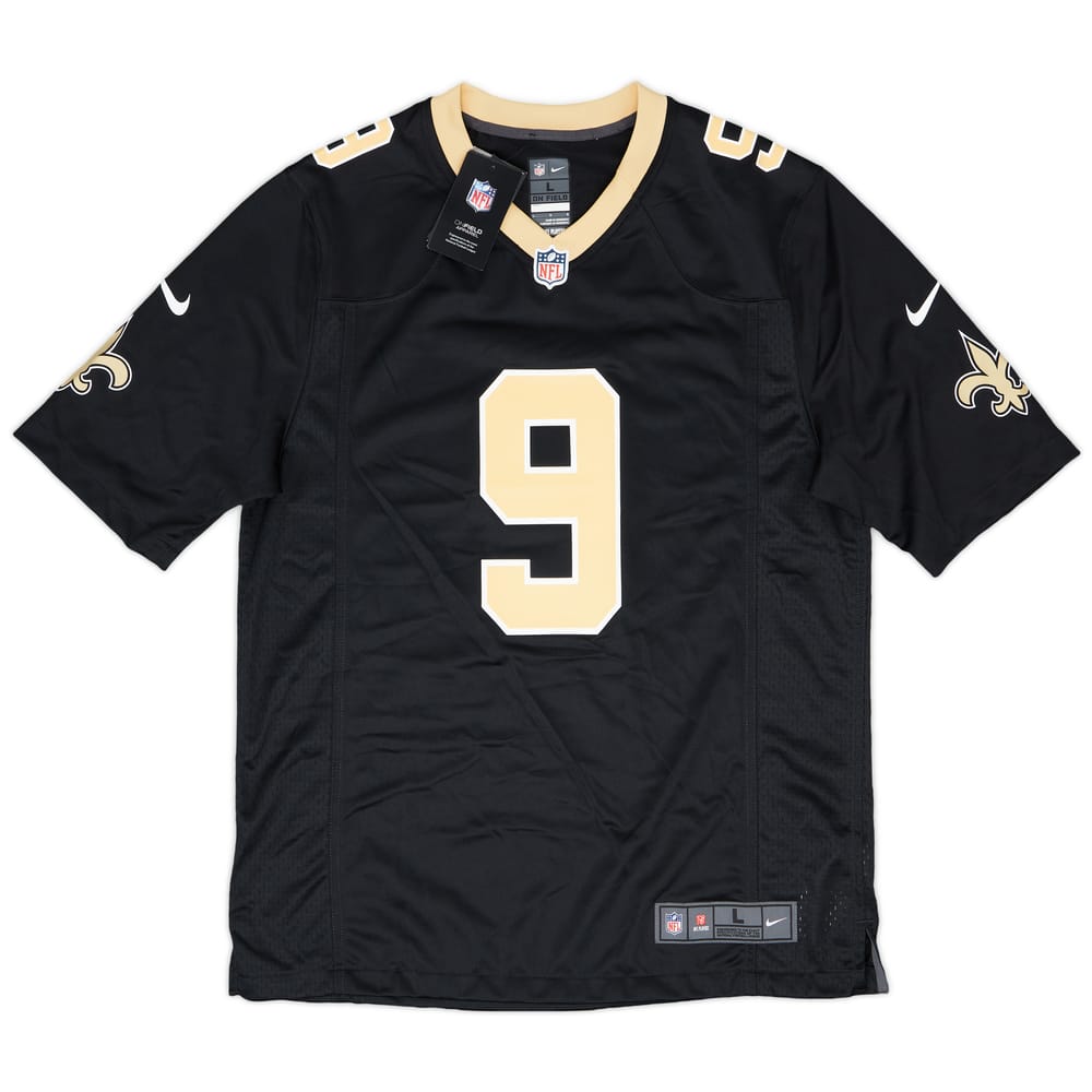 2012-20 New Orleans Saints Brees #9 Nike Game Home Jersey (L)