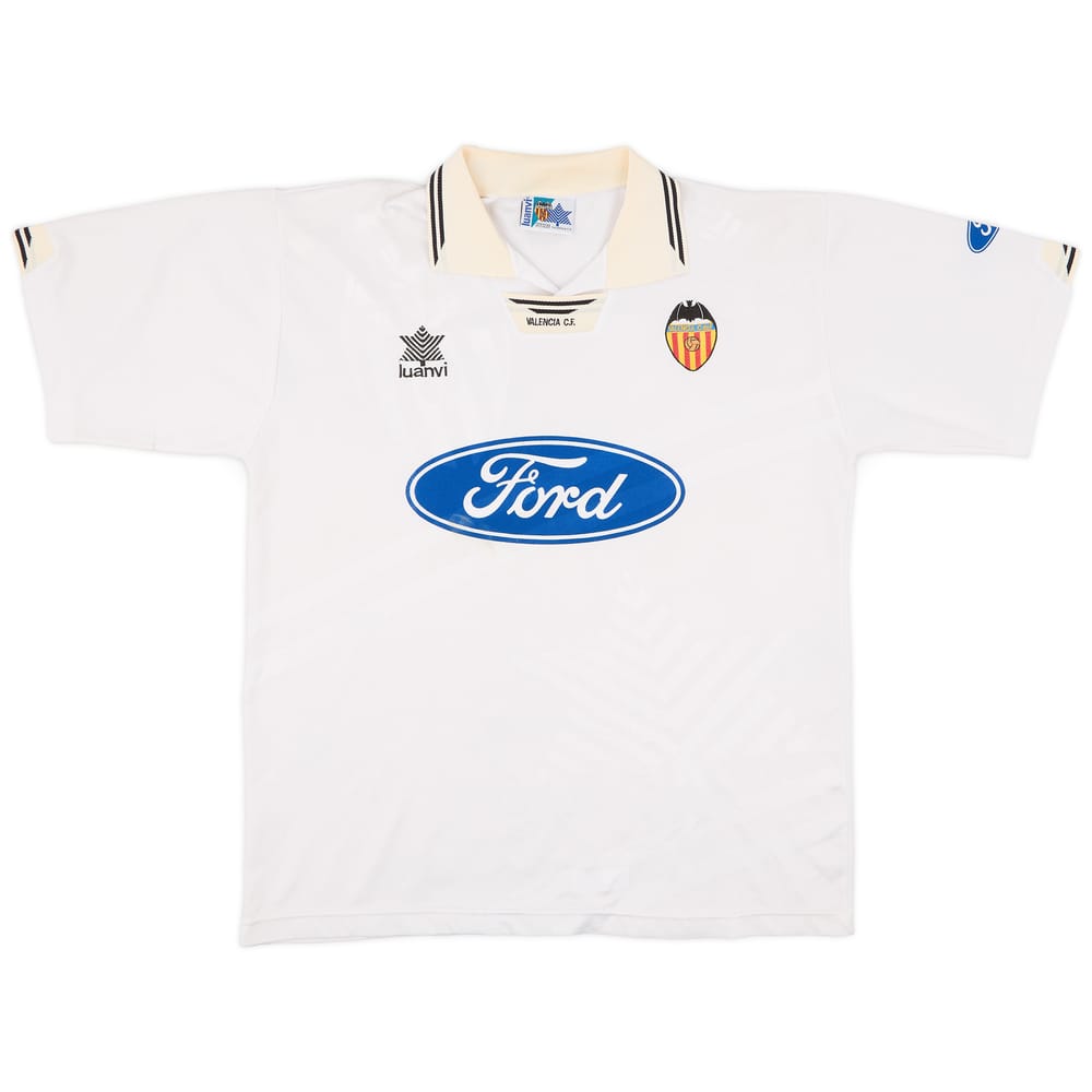 1995-96 Valencia Home Shirt - 8/10 - (L)