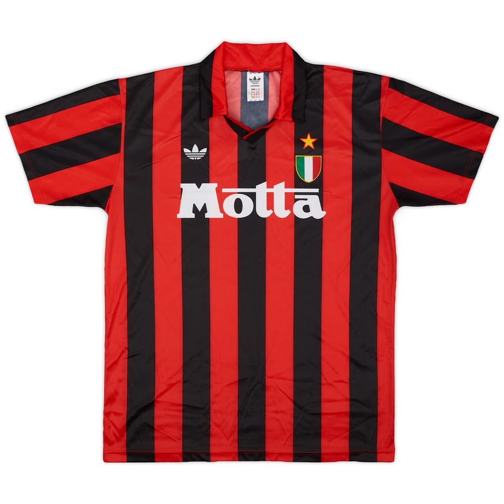 1992-93 AC Milan Home Shirt - 9/10 - (L)