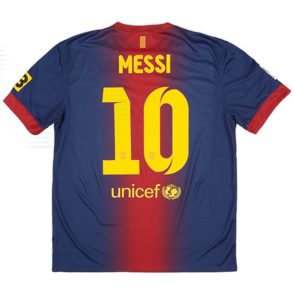 2012-13 Barcelona Home Shirt Messi #10 - 8/10 - (L)