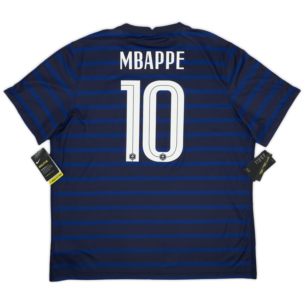 2020-21 France Home Shirt Mbappe #10 (XXL)