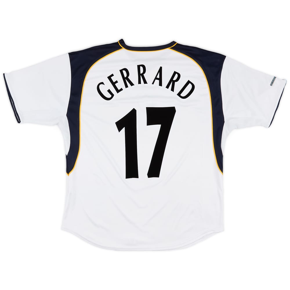 2001-03 Liverpool Away Shirt Gerrard #17 - 8/10 - (L)