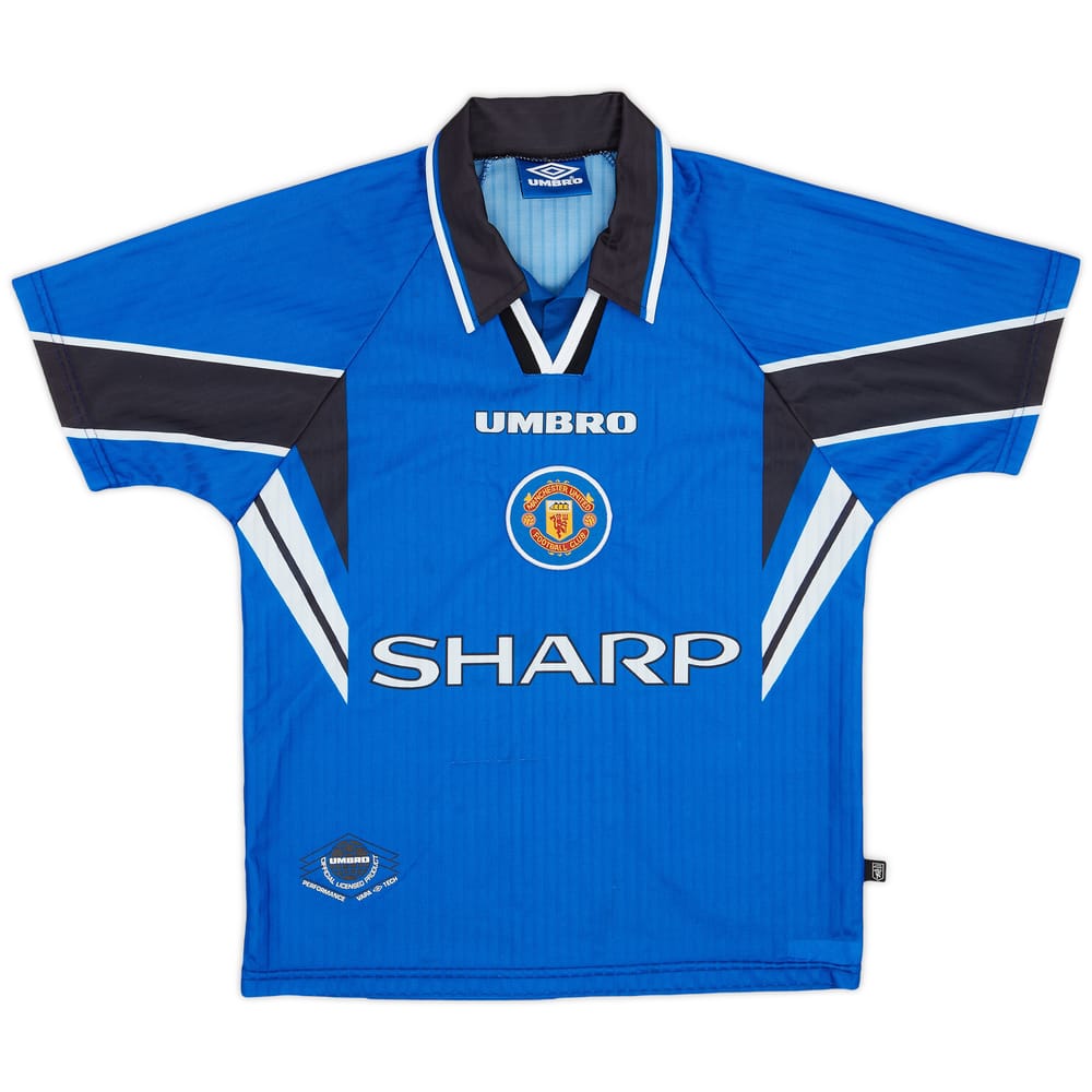 1996-98 Manchester United Third Shirt - 8/10 - (L.Boys)
