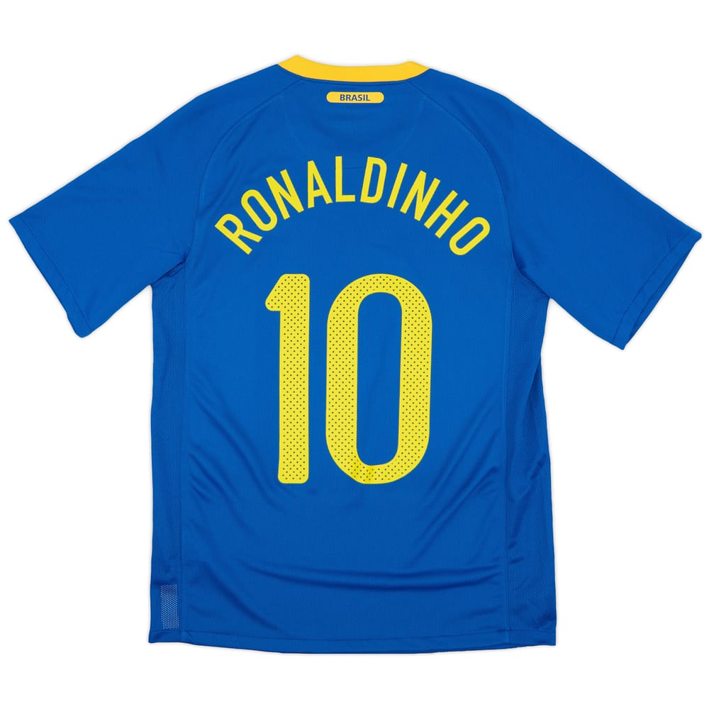 2010-11 Brazil Away Shirt Ronaldinho #10 - 10/10 - (S)